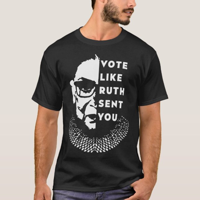 T-shirt Comme Ruth Vous A Envoyé - Féministe (Devant)
