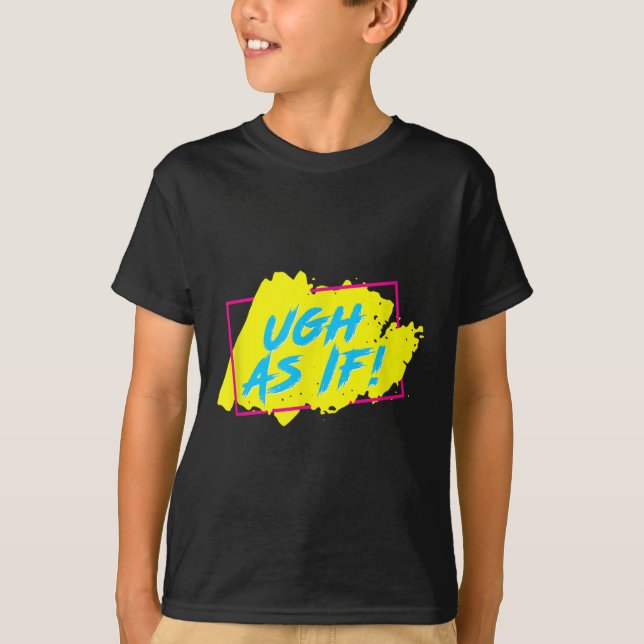 T-shirt Comme Si ! Funny 80s 1980s Style Vallée Graphique (Devant)