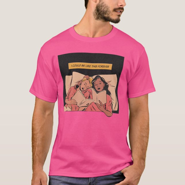 T-shirt Comme son cadeau pour toujours (Devant)