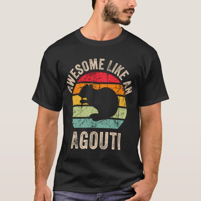 T-shirt Comme Un Agouti Agouti Pour Et Femmes (Devant)