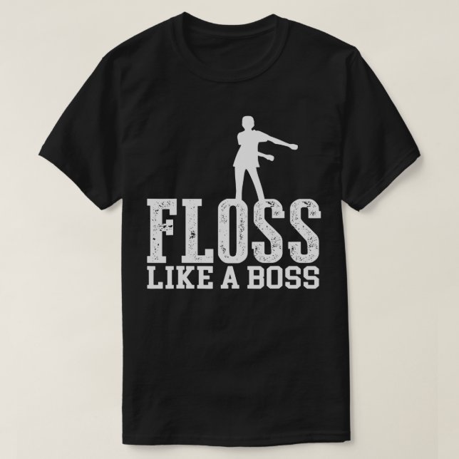 T-shirt Comme Un Cool Boss Dance Move Flossing (Design devant)