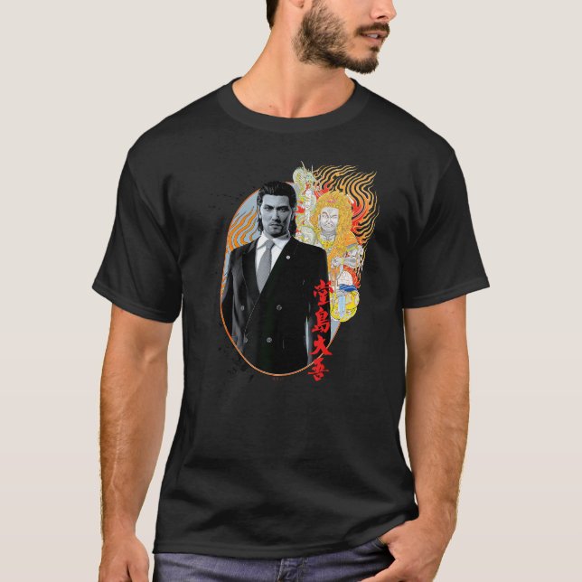 T-shirt Comme Un Dragon Yakuza Daigo Dojima (Devant)