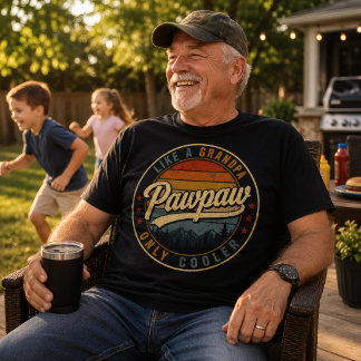 T-shirt Comme un grand-père Papy rétro vintage fête des pè