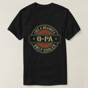 T-shirt Comme un grand-père Vintage rétro de G-Pa