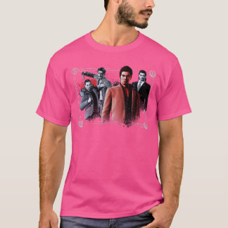 T-shirt Comme un groupe Yakuza rétro Like a Dragon