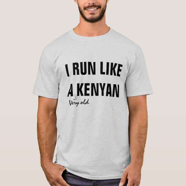 T-shirt Comme un Kenyan (Devant)