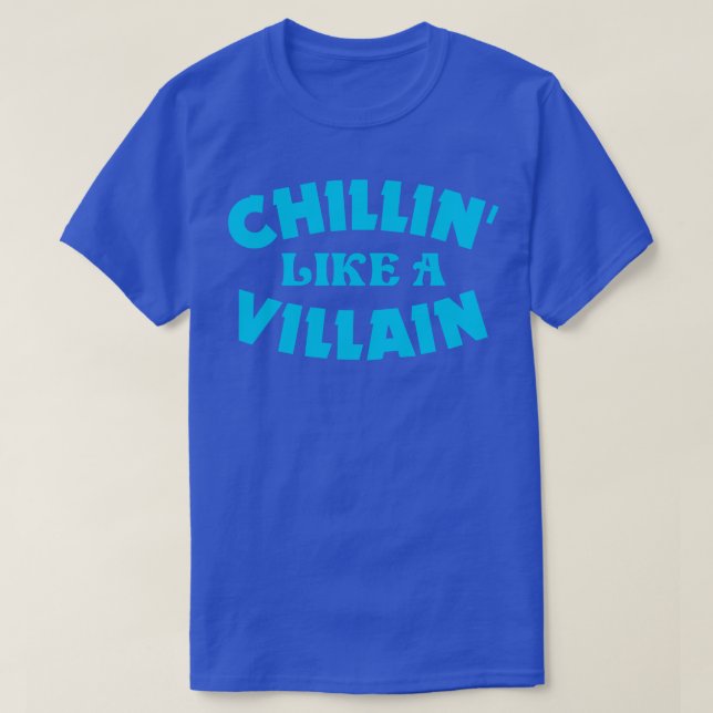T-shirt comme un méchant (Design devant)