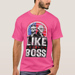 T-shirt Comme Un Patron Abraham Lincoln George Washington
