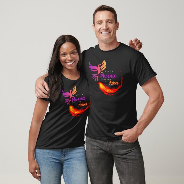 T-shirt Comme Un Pheonix Je Sise Chemise (Unisexe)