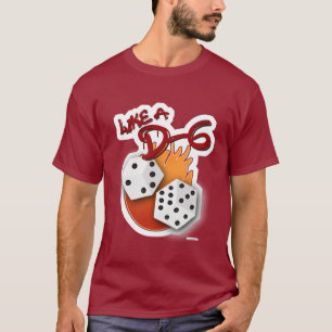 T-shirt Comme un slogan amusant de jeu de société à platea