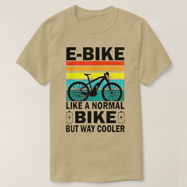 T-shirt Comme Un Vélo Normal, Mais Glacière (Design devant)