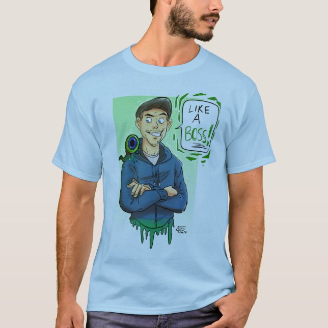 T-shirt Comme une chemise de patron (Devant)