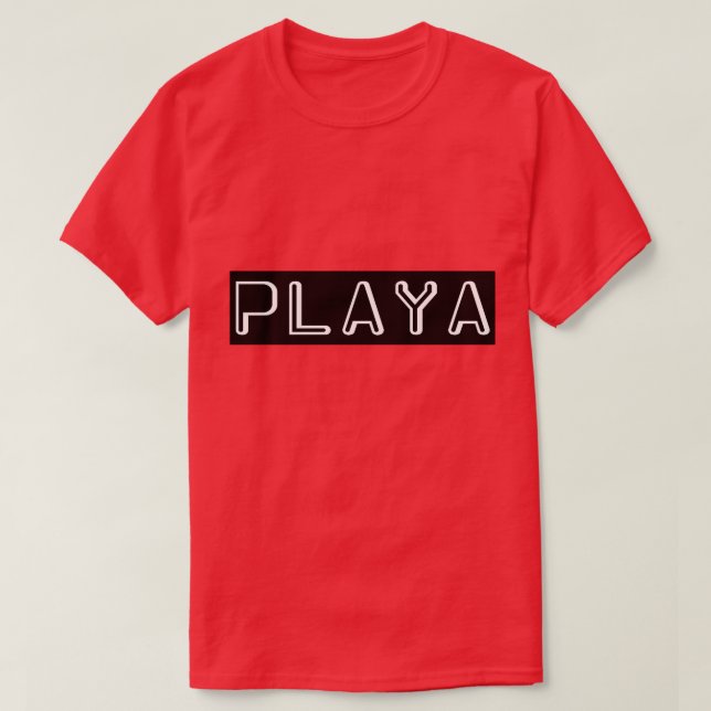 T-shirt Comme une Playa  (Design devant)