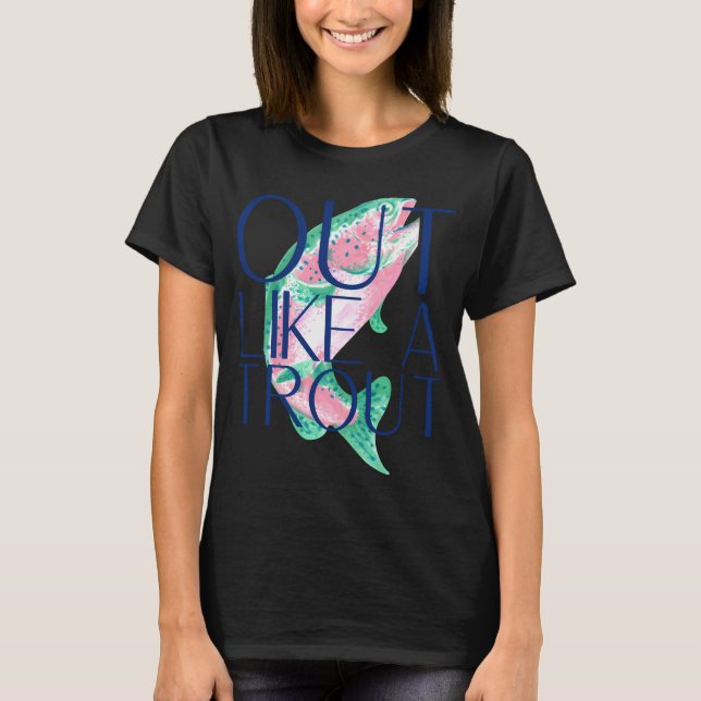 T-shirt Comme une truite (Devant)