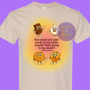 T-shirt Comme vos paroles sont douces DIEU - Chrétien