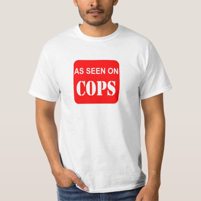 T-SHIRT COMME VU SUR DES CANNETTES DE FIL (Devant)