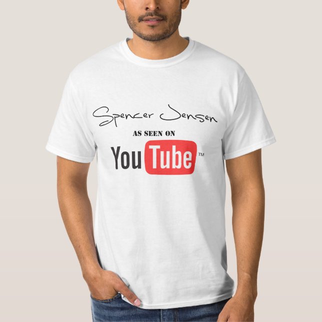 T-shirt Comme vu sur YouTube (Devant)