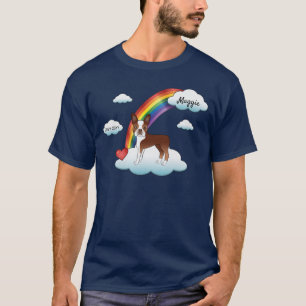 T-shirt commémoratif arc-en-ciel Boston Terrier ro