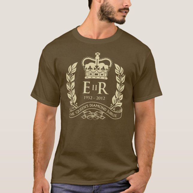 T-shirt commémoratif de jubilé de diamant (Devant)