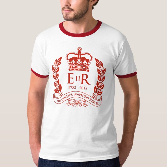 T-shirt commémoratif de jubilé de diamant (Devant)