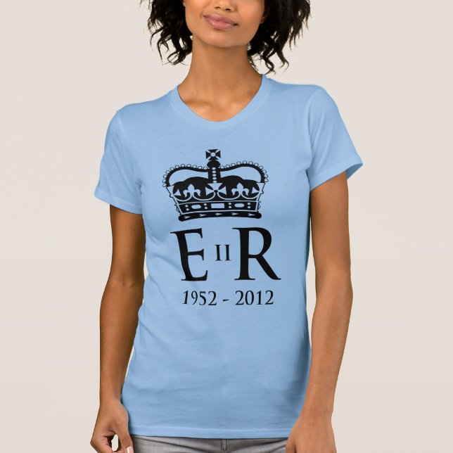 T-shirt commémoratif de jubilé de diamant (Devant)