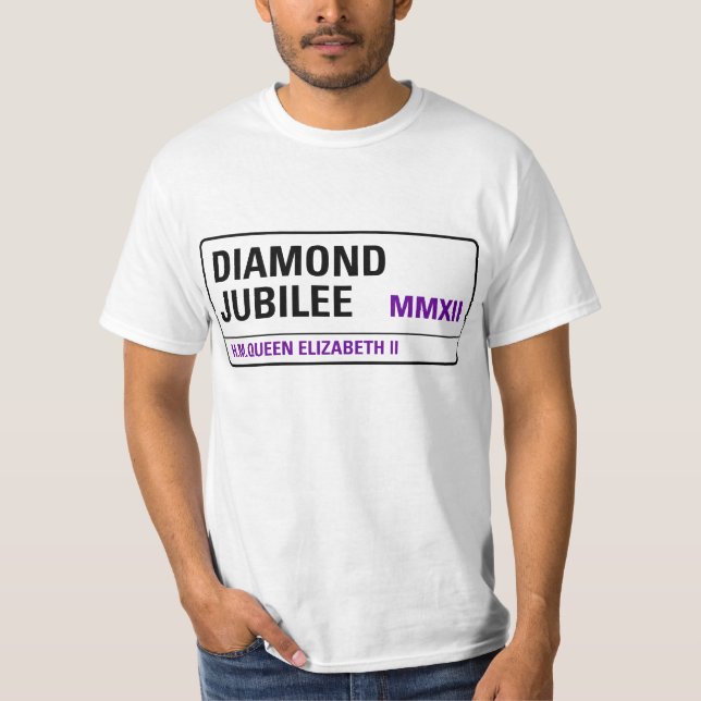 T-shirt commémoratif de jubilé de diamant (Devant)
