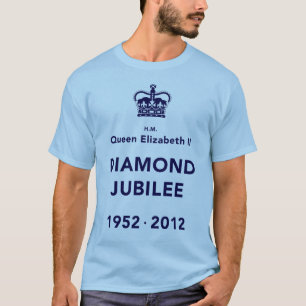 T-shirt commémoratif de jubilé de diamant [calme