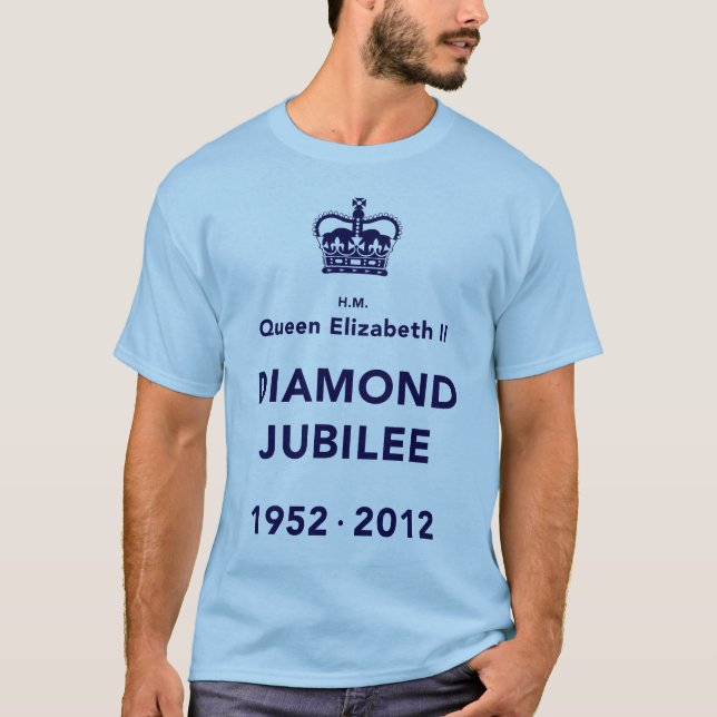 T-shirt commémoratif de jubilé de diamant [calme] (Devant)