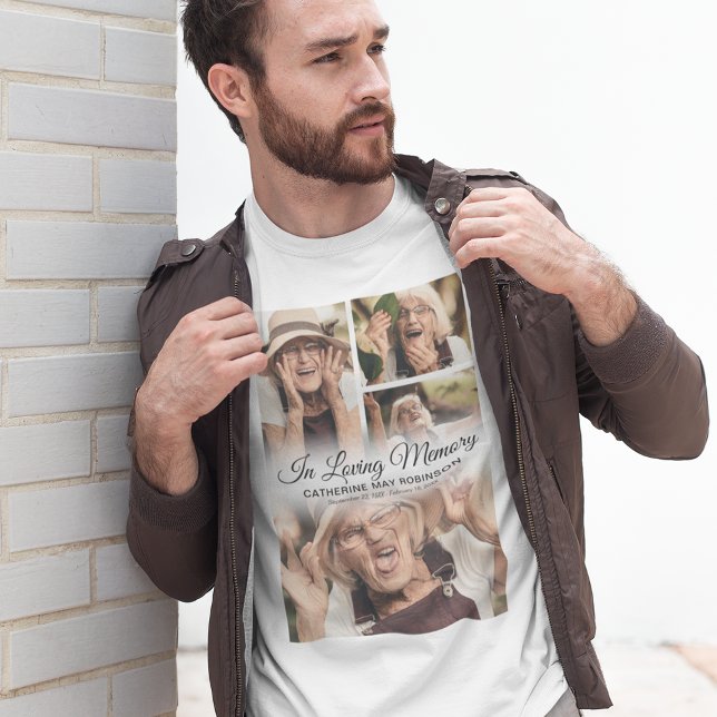 T-shirt commémoratif de photo (Créateur téléchargé)