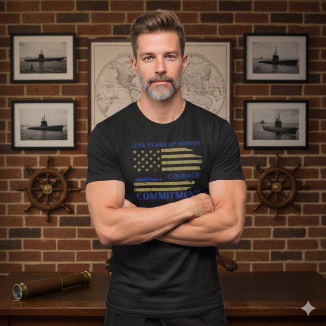 T-shirt commémoratif du 250e anniversaire du sous- (Créateur téléchargé)
