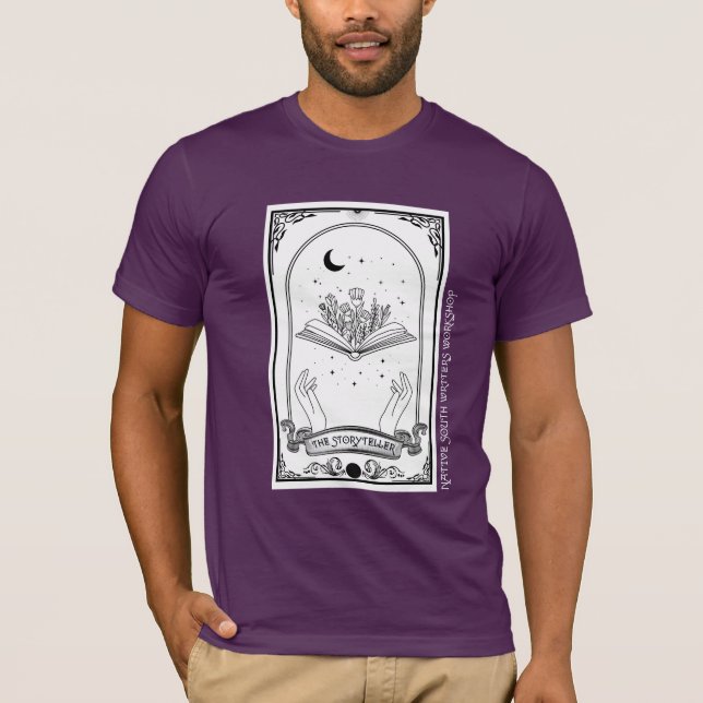T-shirt commémoratif magique - violet profond (Devant)