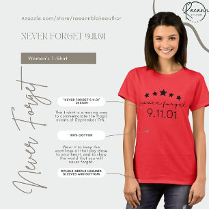 T-shirt commémoratif Never Forget 9/11