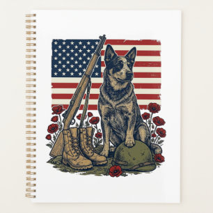 T-shirt commémoratif patriotique Blue Heeler Gravu