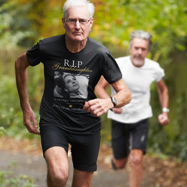 T-shirt commémoratif photo de la petite-fille R.I. (Créateur téléchargé)