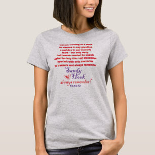 T-shirt commémoratif Sandy Hook