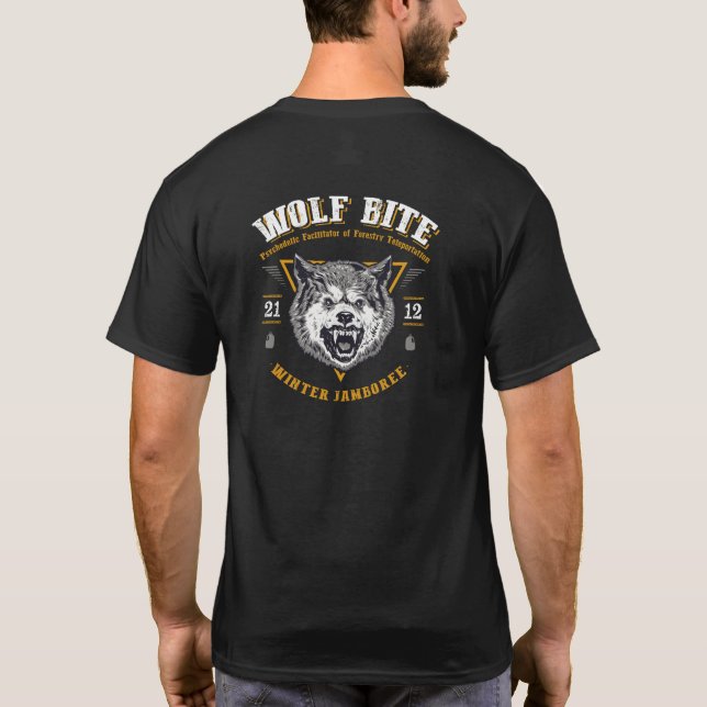 T-shirt commémoratif Wolf Bite (Dos)
