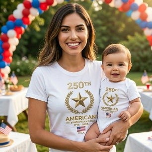 T-shirt Commemorative 1776–2026 Patrimoine Américain 250e