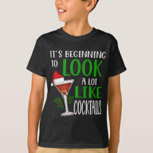 T-shirt Commence To Look A Lot Like Cocktails Funny