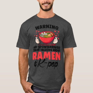 T-shirt Commencer à parler Ramen & K-pop Corée du Sud2861