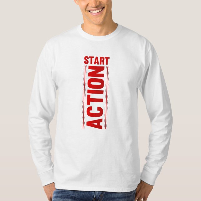 T-shirt Commencer l'action : Commencer le voyage (Devant)