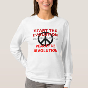 T-SHIRT COMMENCER L'ÉVOLUTION RÉVOLUTION PACIFIQUE
