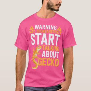 T-shirt Commencer Spontanément À Parler De Gecko