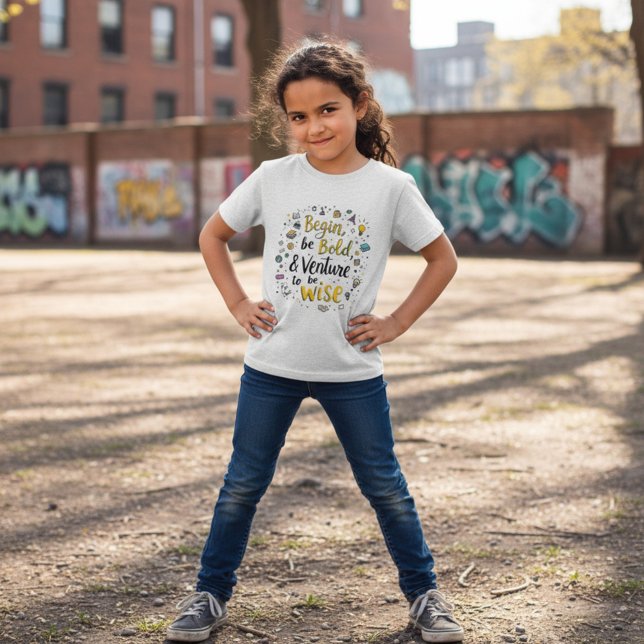 T-shirt Commencez avec Audace (Créateur téléchargé)