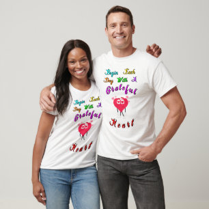 T-shirt Commencez Chaque Jour Septembre Avec 29 Un Coeur G