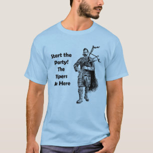T-shirt Commencez la partie ! Les joueurs de pipeau sont