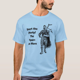 T-shirt Commencez la partie ! Les joueurs de pipeau sont