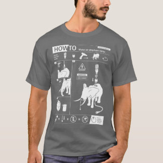 T-shirt Comment à : Faites une lampe d'éléphant