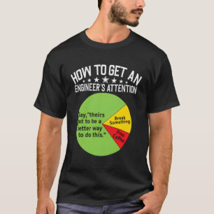 T-shirt Comment attirer l'attention des ingénieurs Ingénie