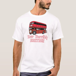 T-shirt Comment autobus terriblement britannique