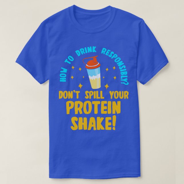 T-shirt Comment boire de manière responsable ne pas vous d (Design devant)